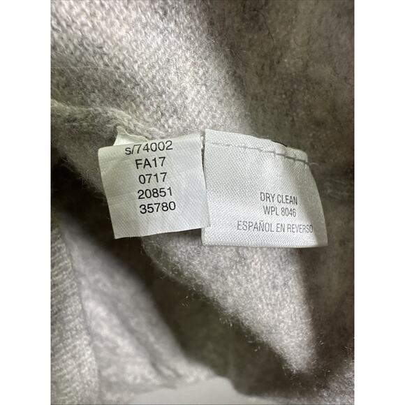 Charter Club Luxury‎ 100% Cashmere Turtleneck Sweater Womens XL Gray Heather - Picture 4 of 7